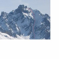 Aiguille du Fruit, couloir NW