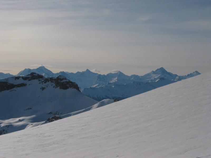 Du Bishorn à la Dent d'Hérens