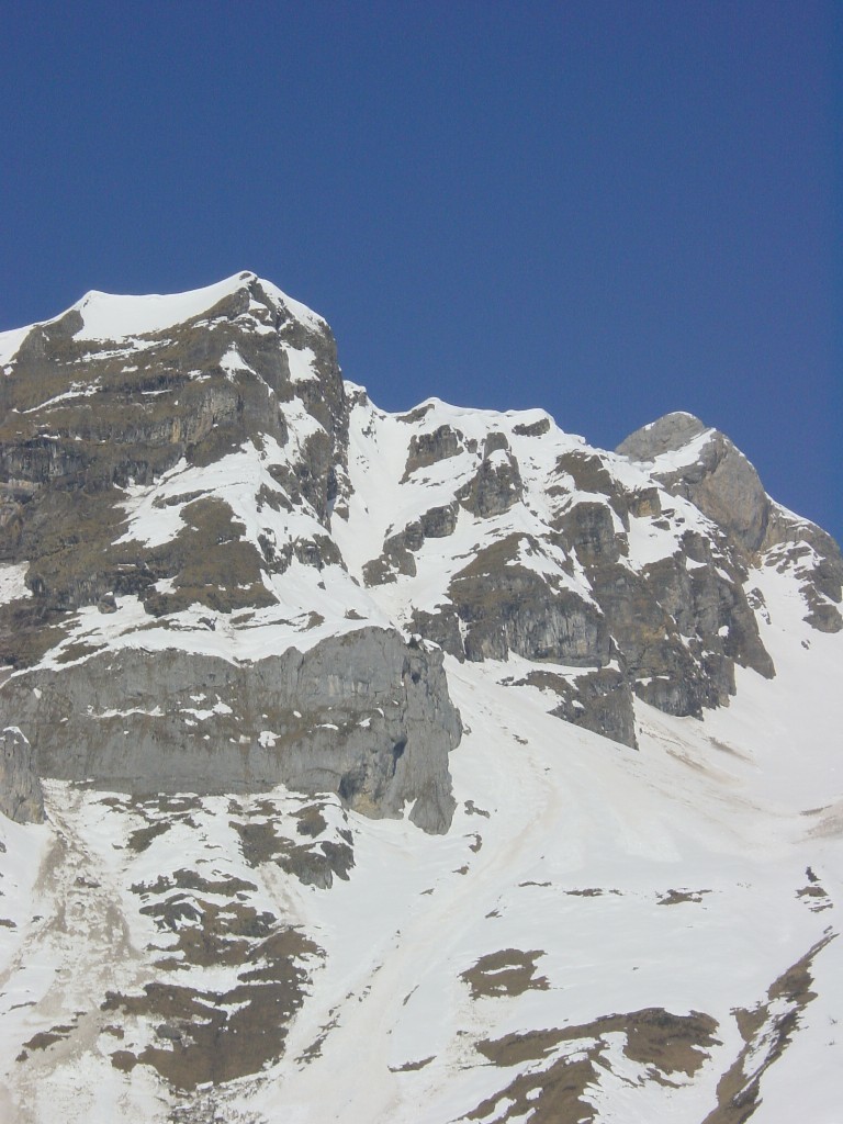 Couloir E des Nants vu de Doran