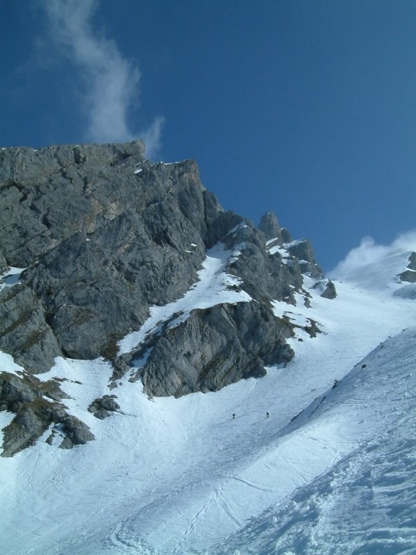 Combe de Grand-cret (Aravis) - Montée vers le trou de la mouche