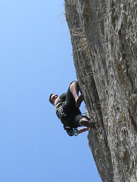 Yann aux gorges du Crossey