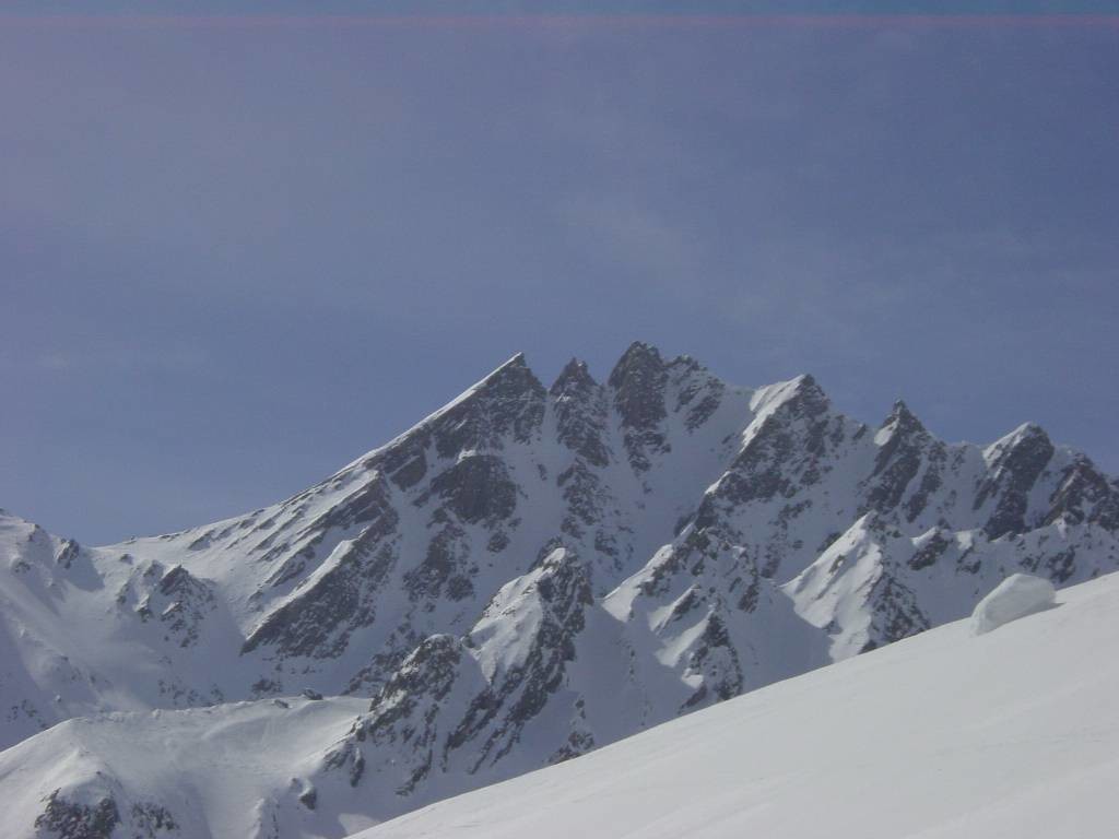 Grd Golliat depuis le fond du val Ferret