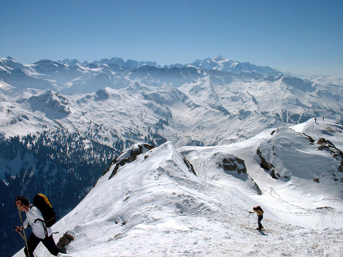 Mont de Grange : Vue SE depuis le sommet