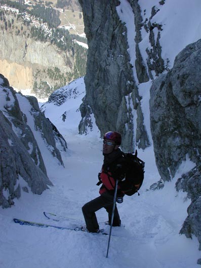 étranglement du grand couloir de Barme