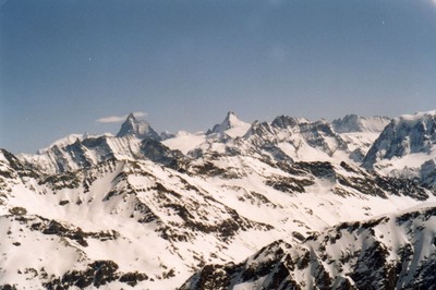 Le Cervin vu de la Rosablanche Le Cervin vu de la Rosablanche