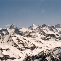 Le Cervin vu de la Rosablanche