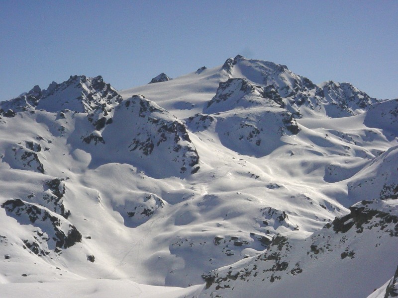 La Rosablanche depuis le col de la Chaux
