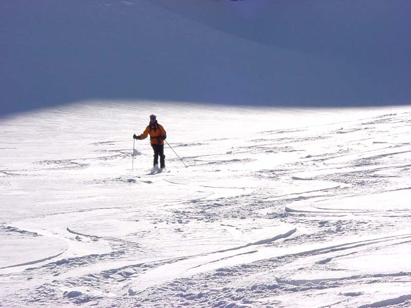 In discesa dalla Rorspitzli