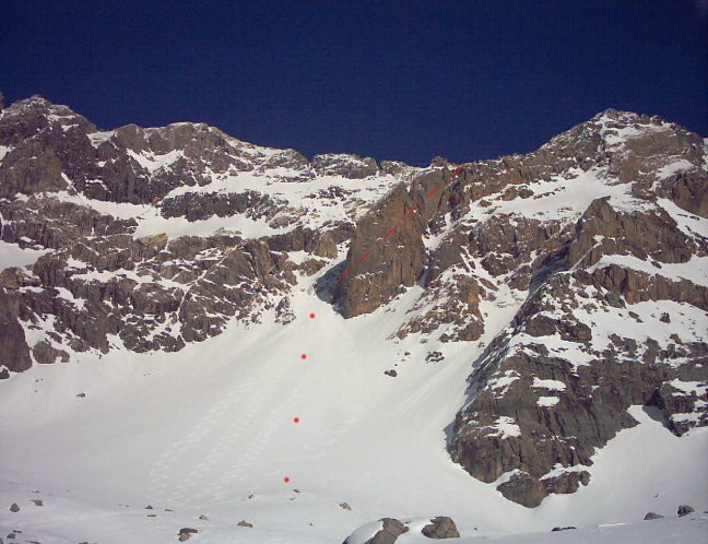Tete des Cibiroles - Canale Nord Ovest