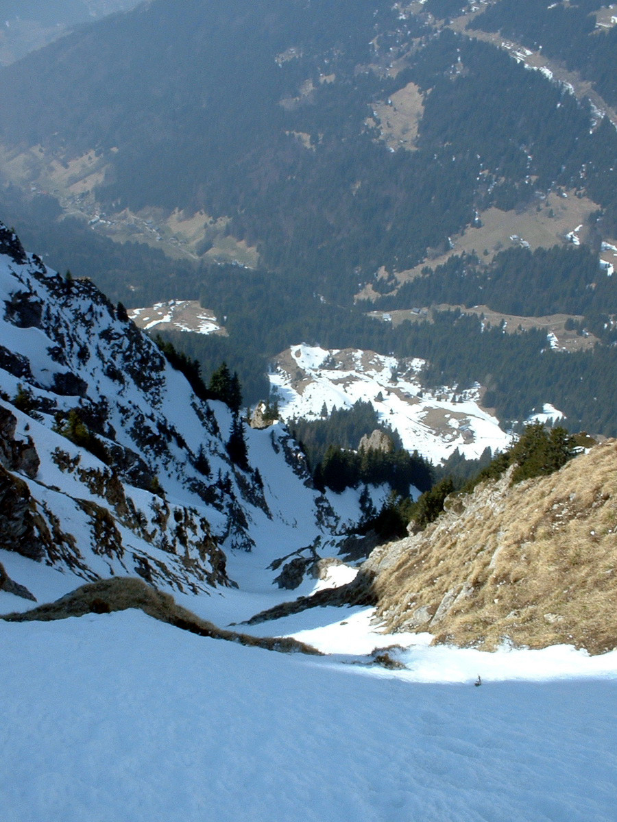 Pic de la Corne : couloir NW