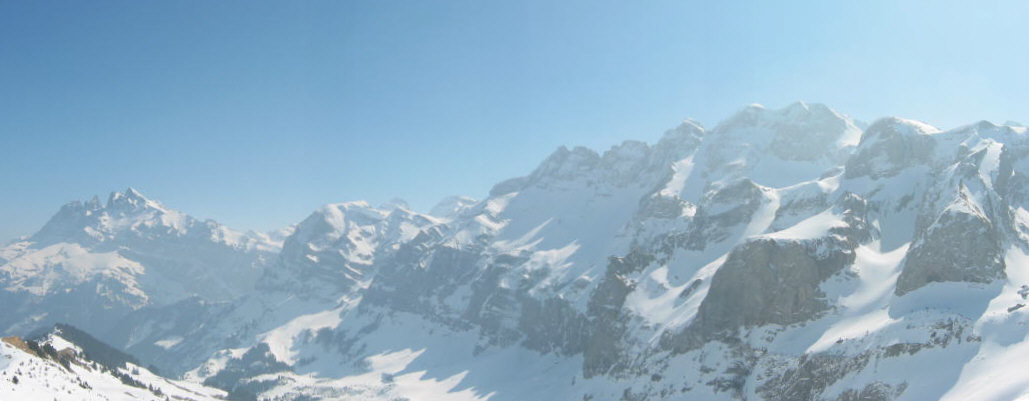 Les DENTS du Midi, de Barme et Blanches.