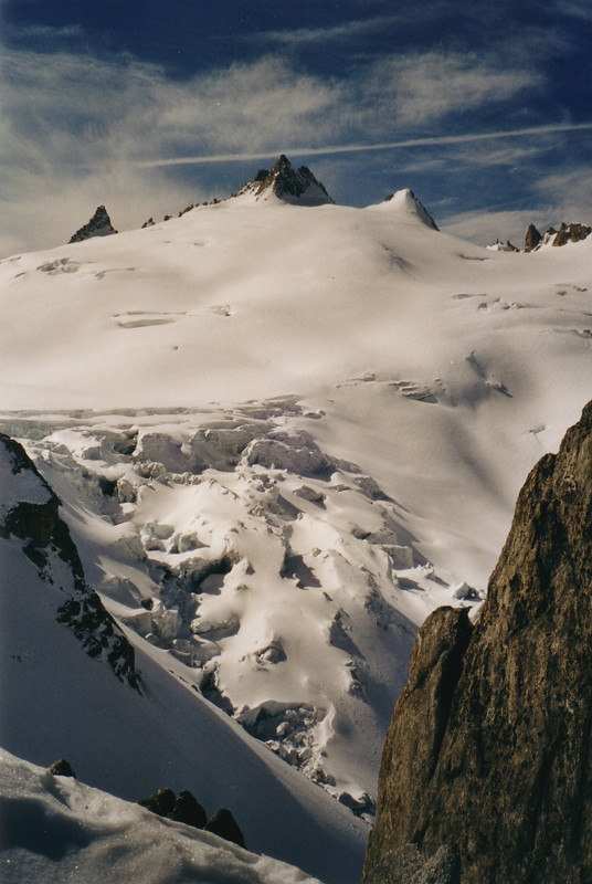 Glacier du Trient - Aiguille du Tour, vus depuis le Col des Chamoix