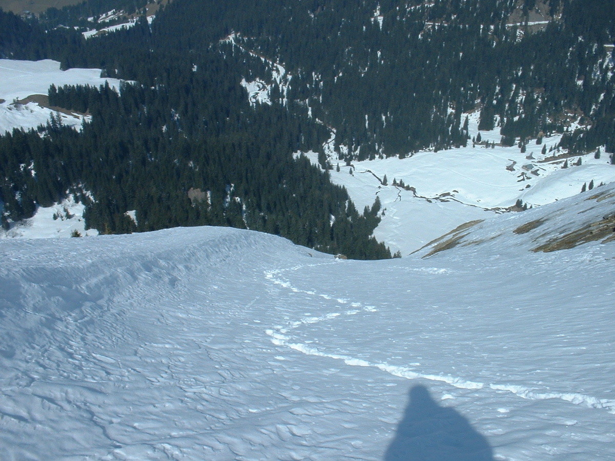 Bossetan : couloir Tordu : milieu