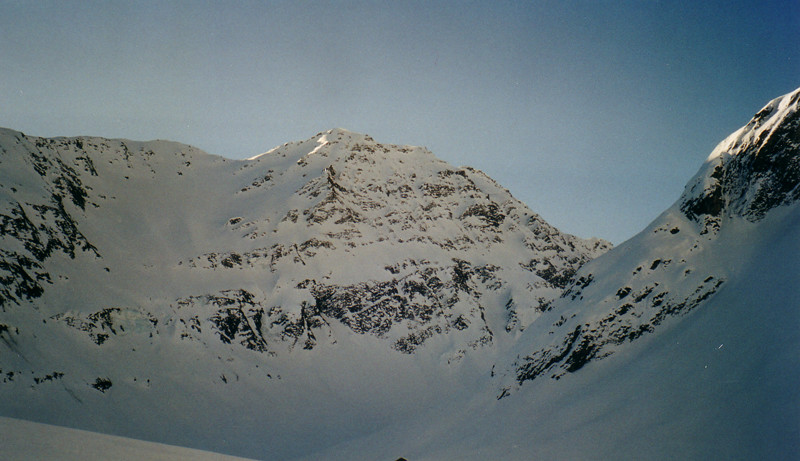 Fouchon face nord - Montée au Grand Golliat