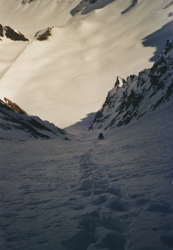 Raoul dans la première partie du couloir du Grand Golliat