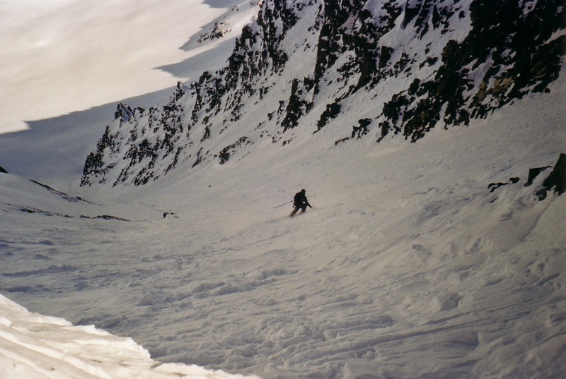 Descente du Couloir du Grand Golliat