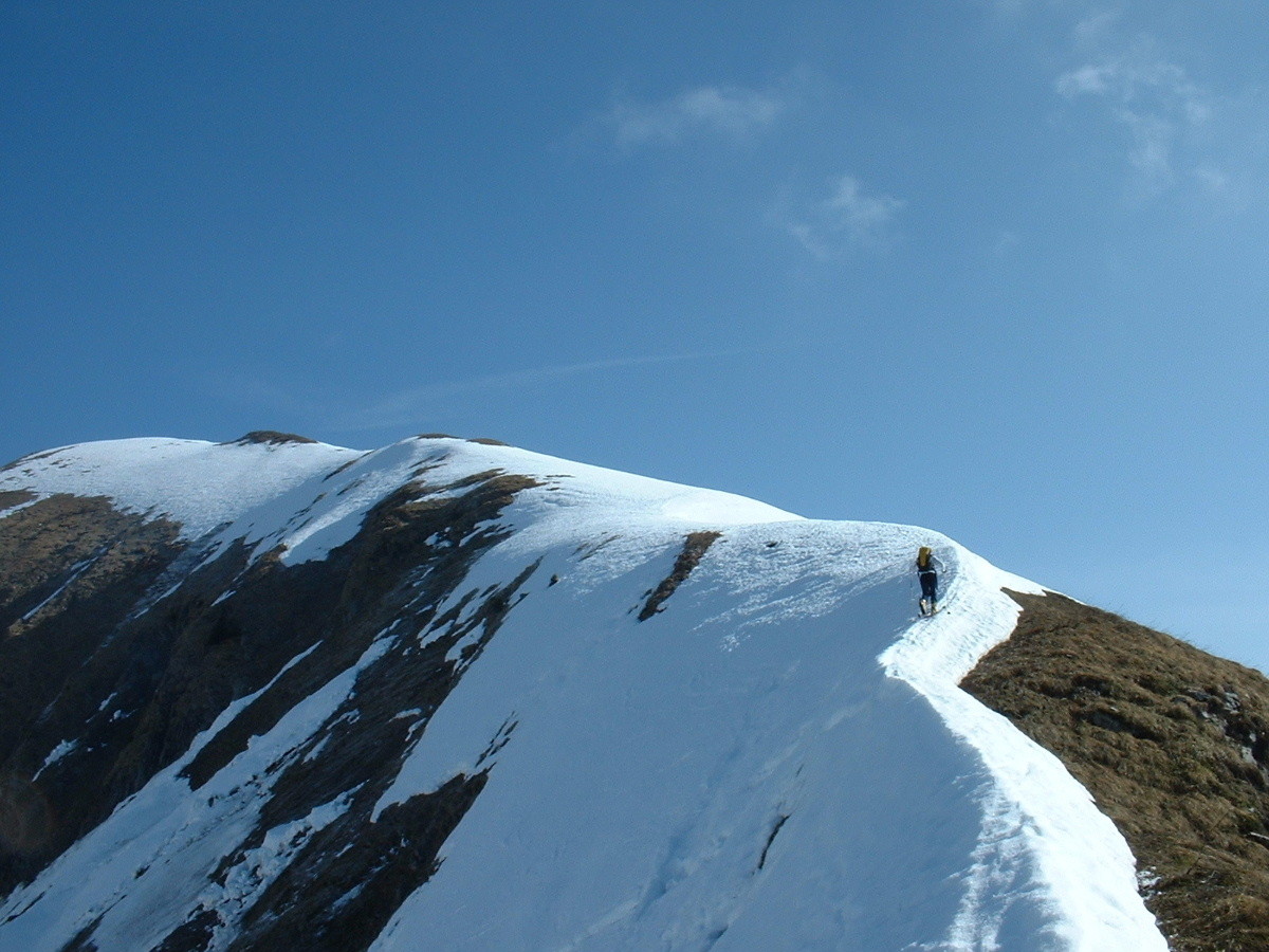 Pointe de la Chavache : arête S