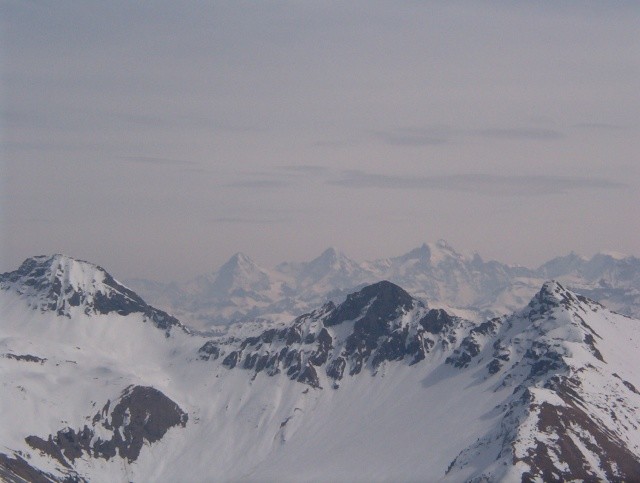 du Rauflihorn, vue sur la trilogie bernoise