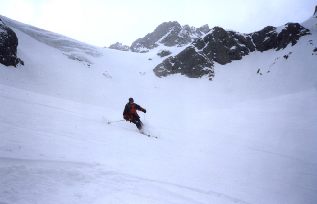 Sur le glacier du monetier.