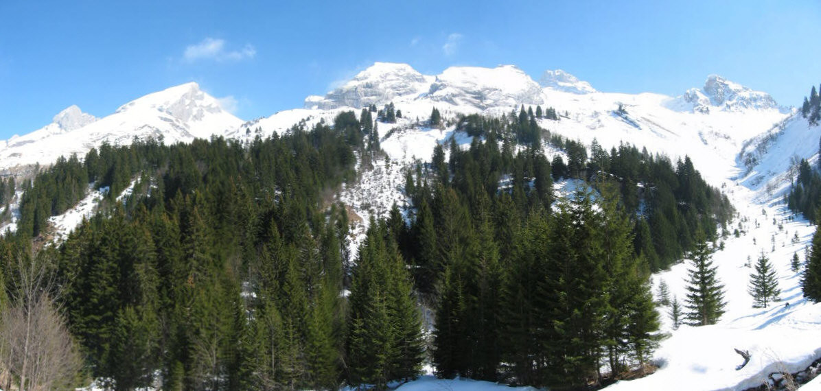 Vue panoramique depuis le Sommier d'Amont