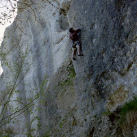Chris dans un 6b-guignoterie