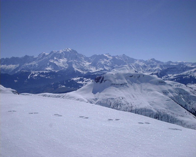 Croisse Baulet et Mt Blanc
