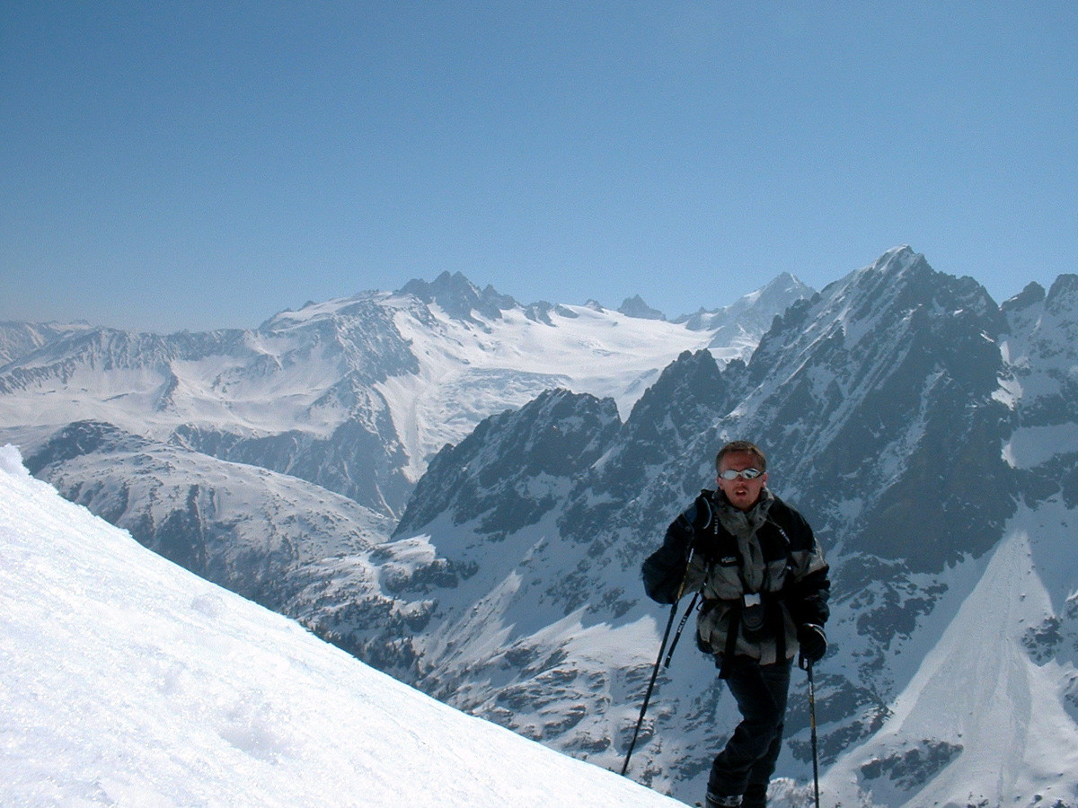 Le Buet : descente dans la face SE