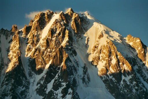 Lever de Soleil sur l'Aiguille Verte