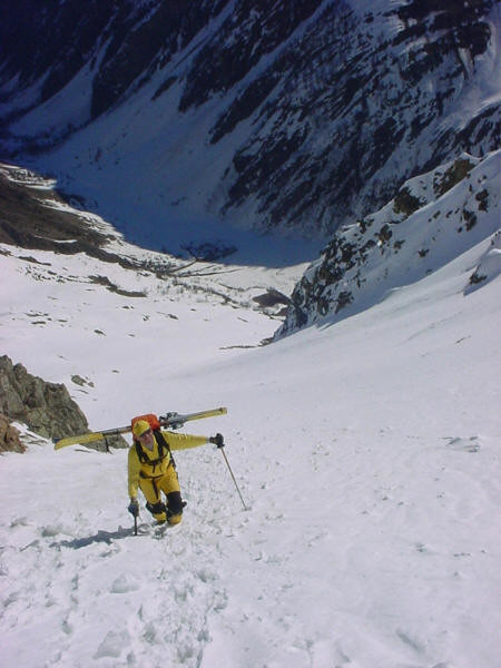 Bruno verso la Testa di Panieris
