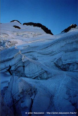 Crevasses de la Pilatte