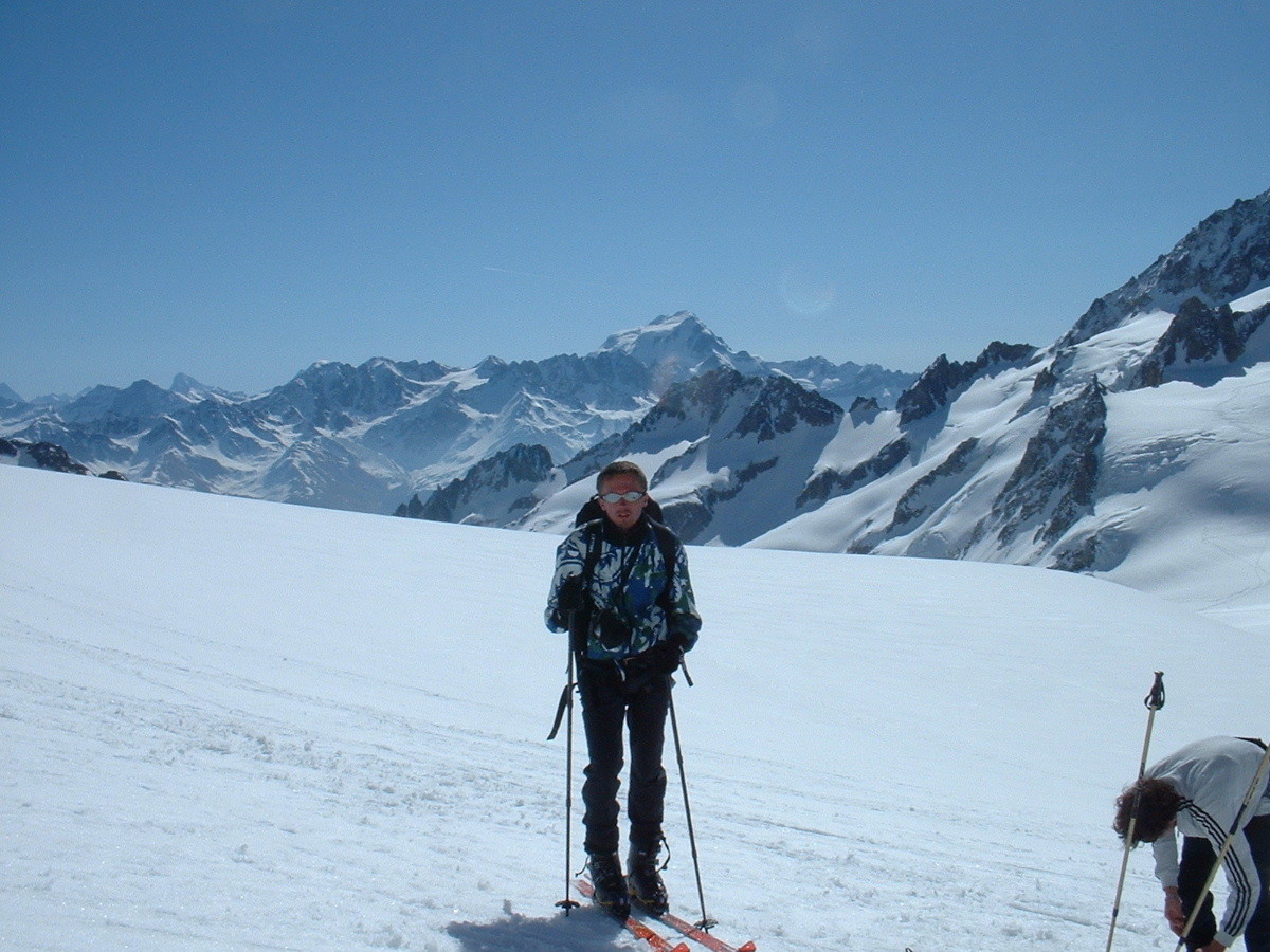 Les 3 cols : glacier de Saleinaz