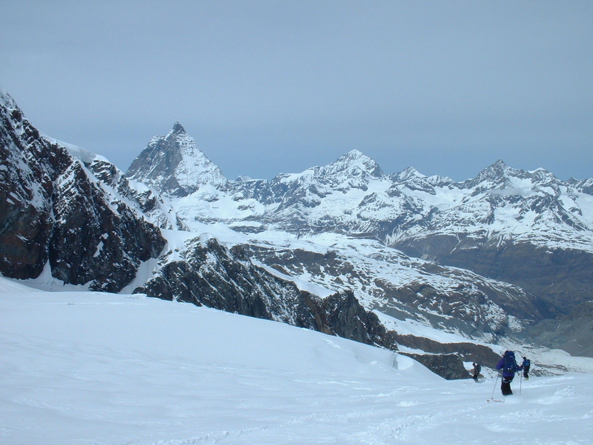 Descente du Schwarxegletscher