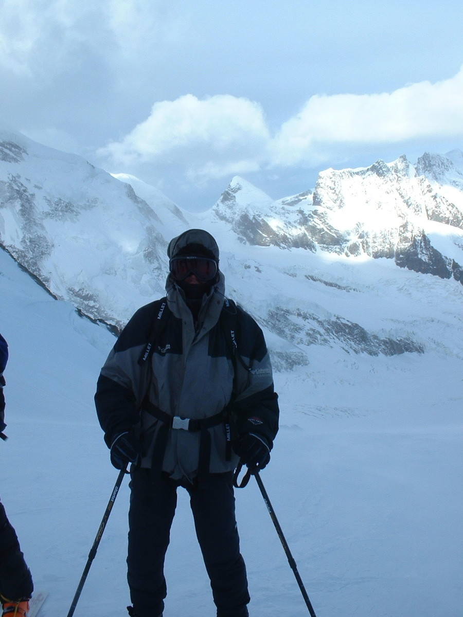 Cédric dans des conditions himalayennes