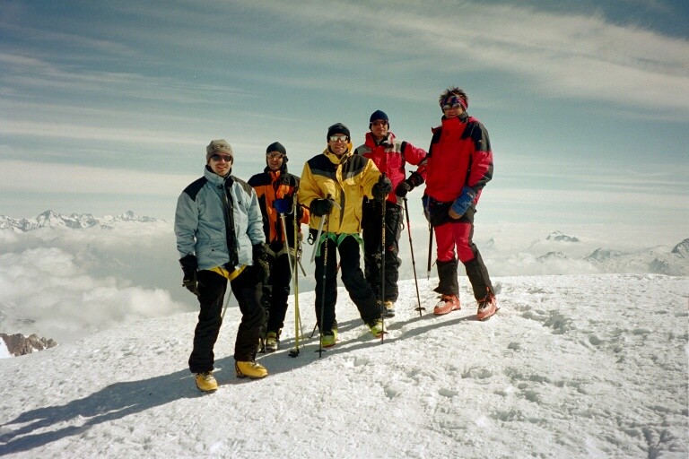 Au sommet du Bishorn