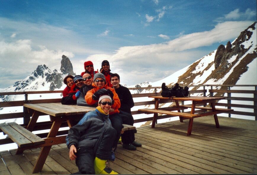 Le groupe au refuge du Presset