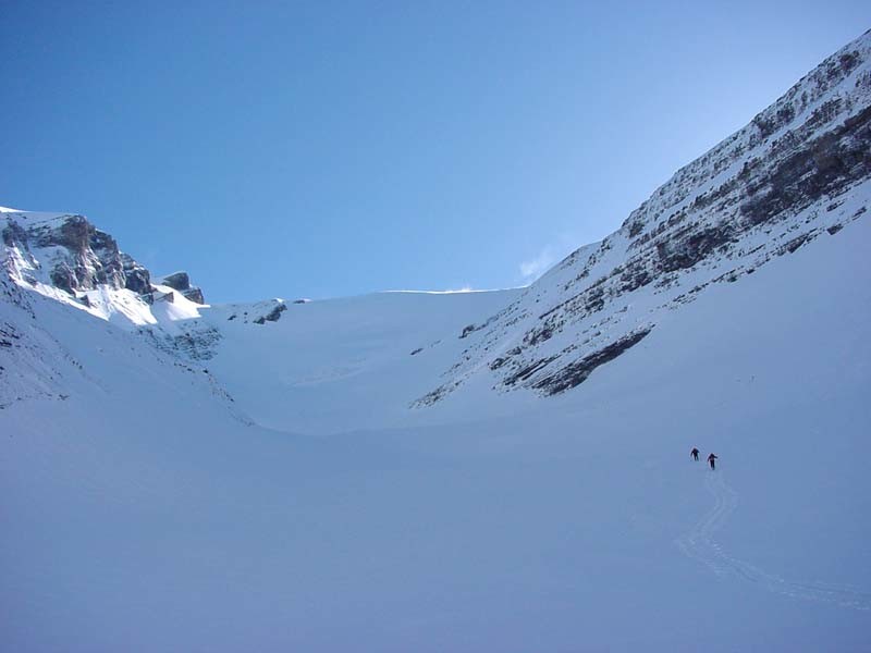 Verso il Balmhorn sullo Schwarzgletscher.