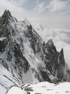 Face Nord du Plan depuis le sommet du Spencer