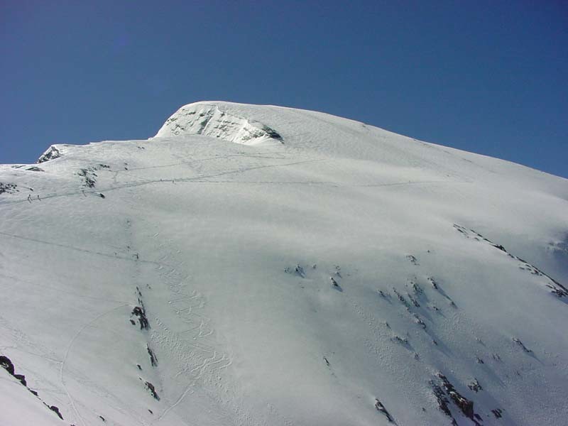 Rinderhorn dai pressi del Rindersattel