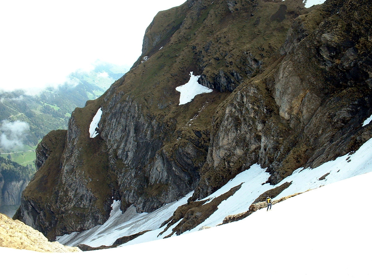Tête à Vincent : descente de la combe de Barme