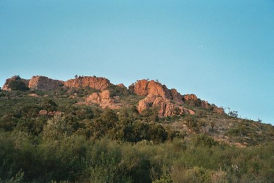 La barre de Roussiveau - Esterel La barre de Roussiveau - Esterel