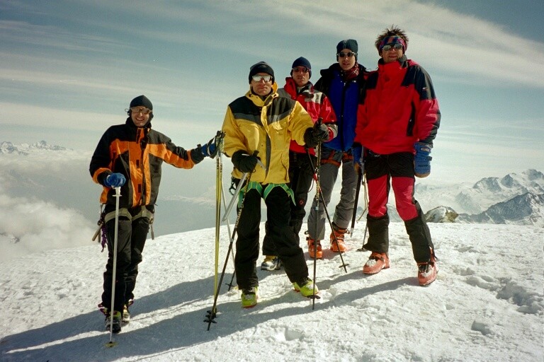 Au sommet du Bishorn