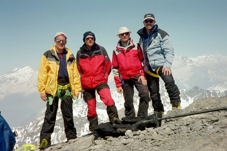 Au sommet du Barrhorn