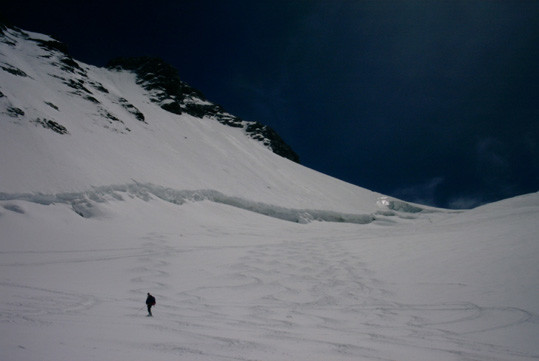Descente sous le Rimpfischhorn