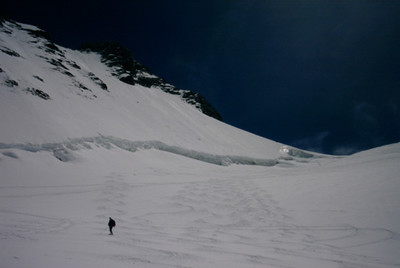 Descente sous le Rimpfischhorn