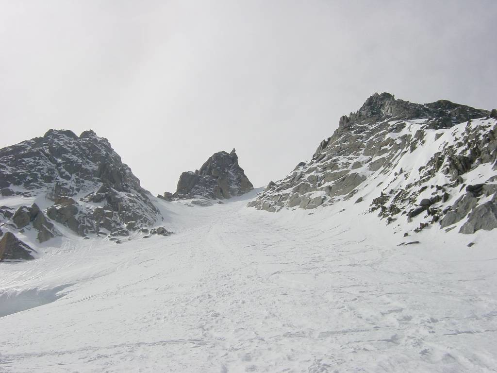 Brèche de Blaitière du pied du couloir Spencer