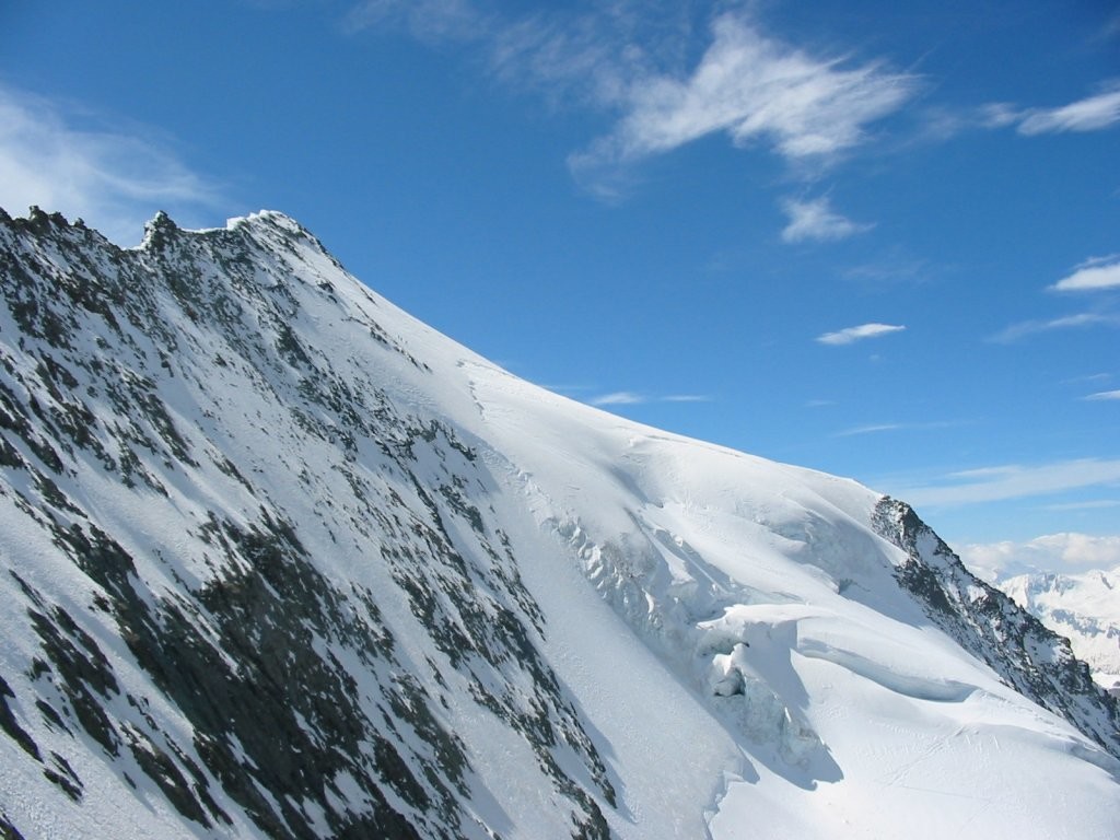 Le glacier du Geay sous le sommet du Mt Pourri