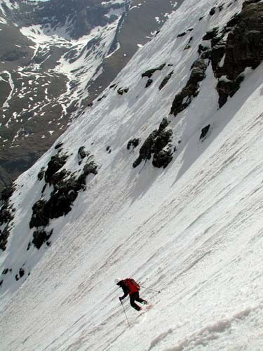 Pointe des Fallets, couloir nord