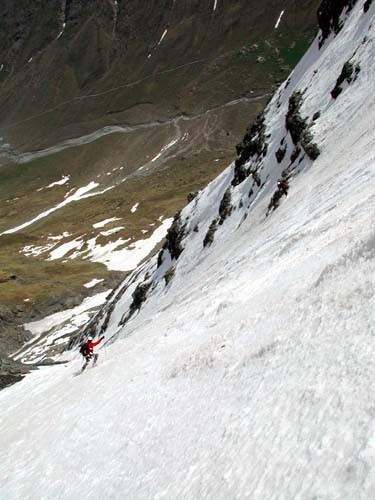 Pointe des Fallets, couloir nord