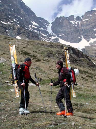 Pointe des Fallets, couloir nord