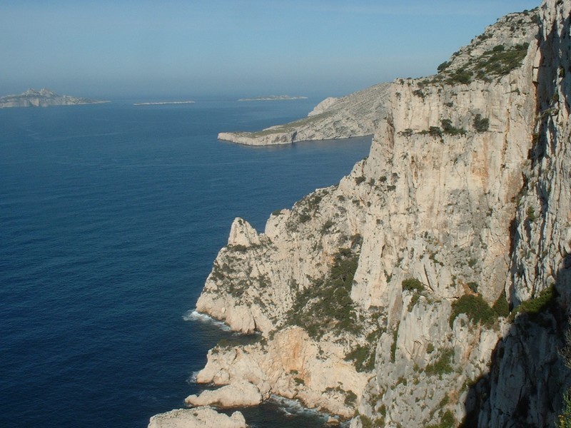 Vue sur les Falaises du Devenson et la traversée du Baron